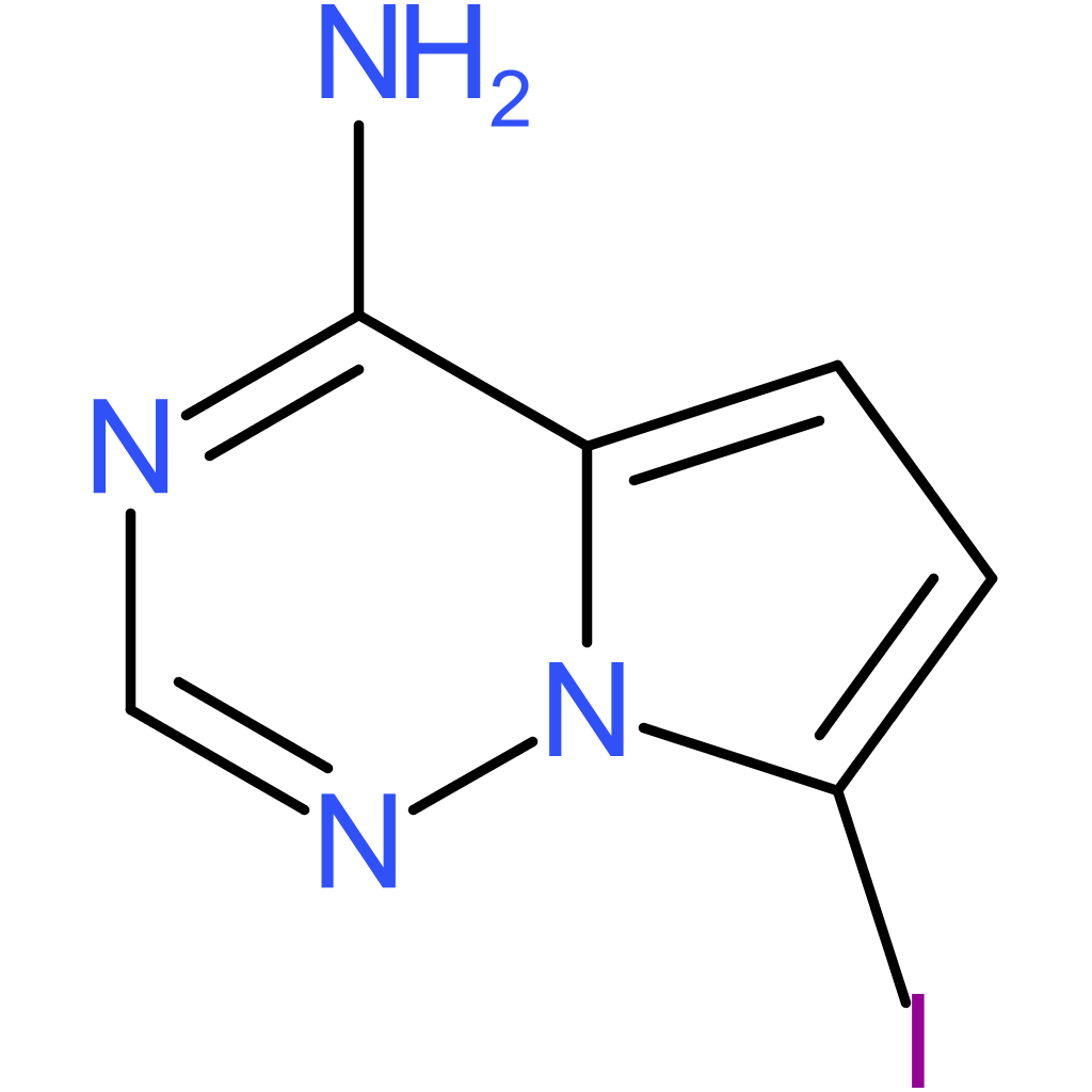 7-Iodopyrrolo[2,1-f][1,2,4]triazin-4-amine