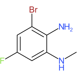 3-Bromo-5-fluoro-N1-methylbenzene-1,2-diamine