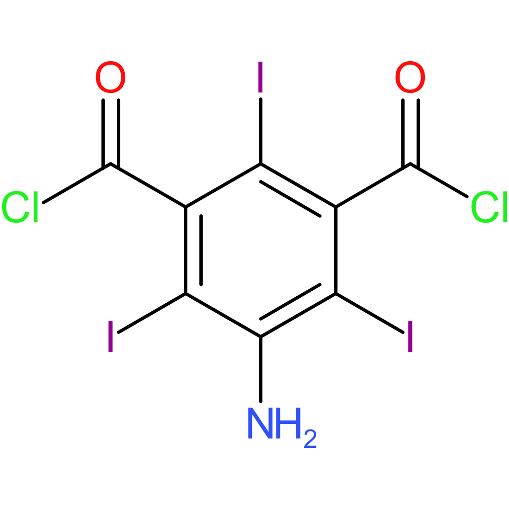 5-Amino-2,4,6-triiodoisophthaloyl dichloride