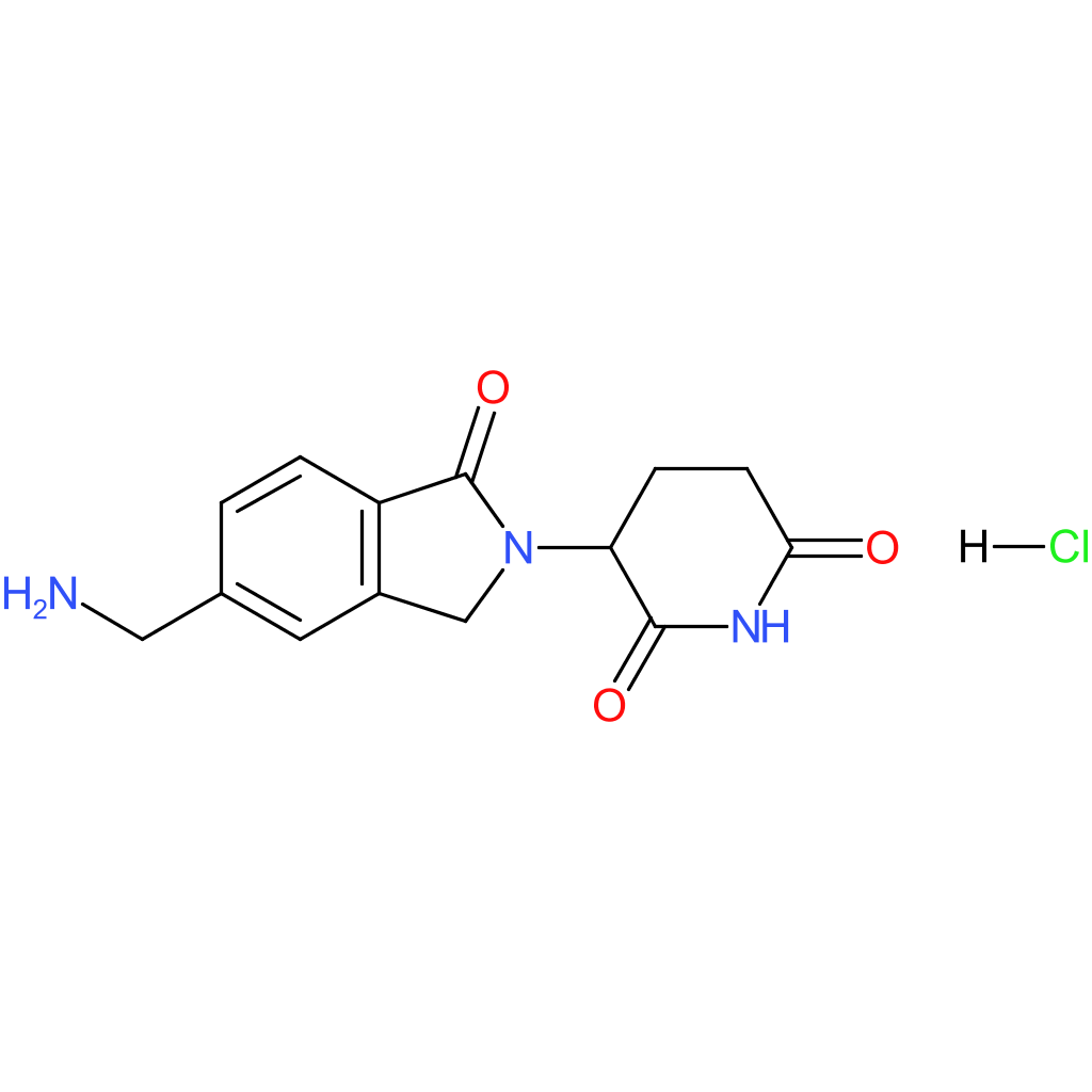 3-(5-(Aminomethyl)-1-oxoisoindolin-2-yl)piperidine-2,6-dione hydrochloride