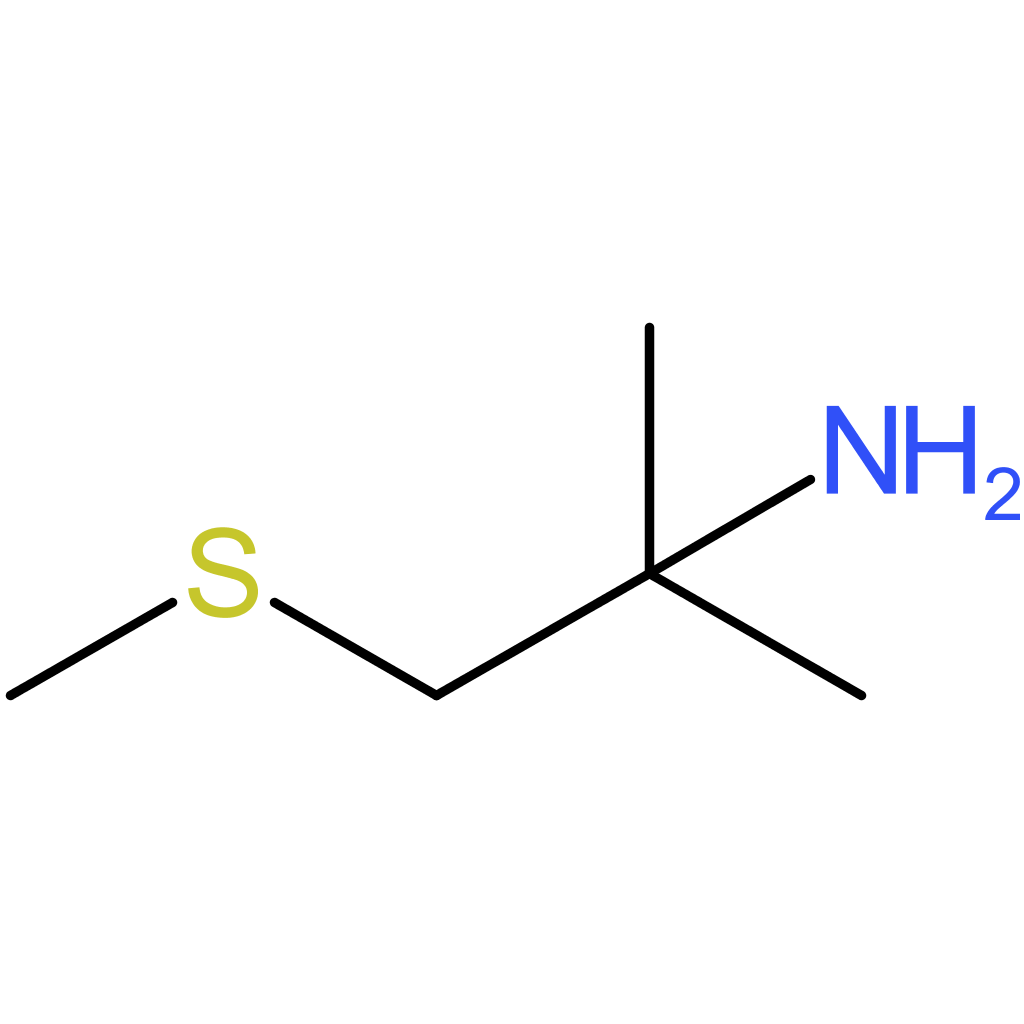 2-Propanamine,2-methyl-1-(methylthio)-