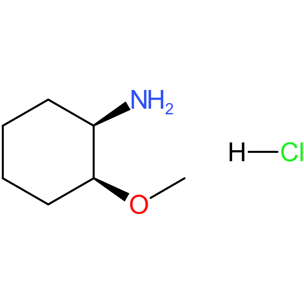 Cyclohexanamine, 2-methoxy-, hydrochloride, (1R-cis)-