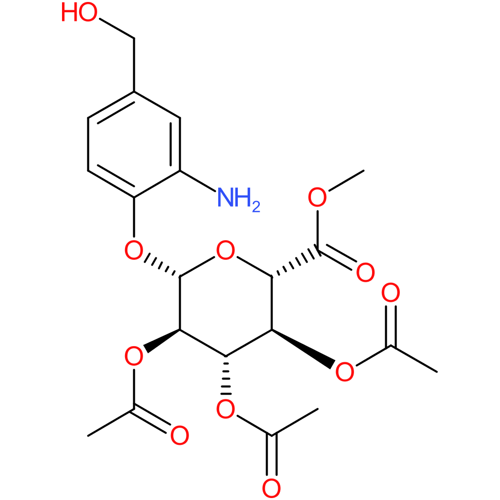 2-Amino-4-(hydroxymethyl)phenyl methyl 2,3,4-tri-O-acetyl-beta-D-glucopyranosiduronate