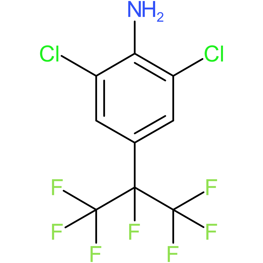 2,6-dichloro-4-(perfluoropropan-2-yl)aniline