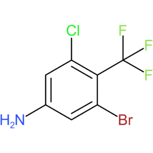 3-Bromo-5-chloro-4-(trifluoromethyl)aniline