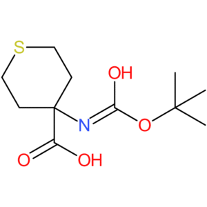 4-(Boc-amino)tetrahydrothiopyran-4-carboxylic acid >=95.0% (TLC)