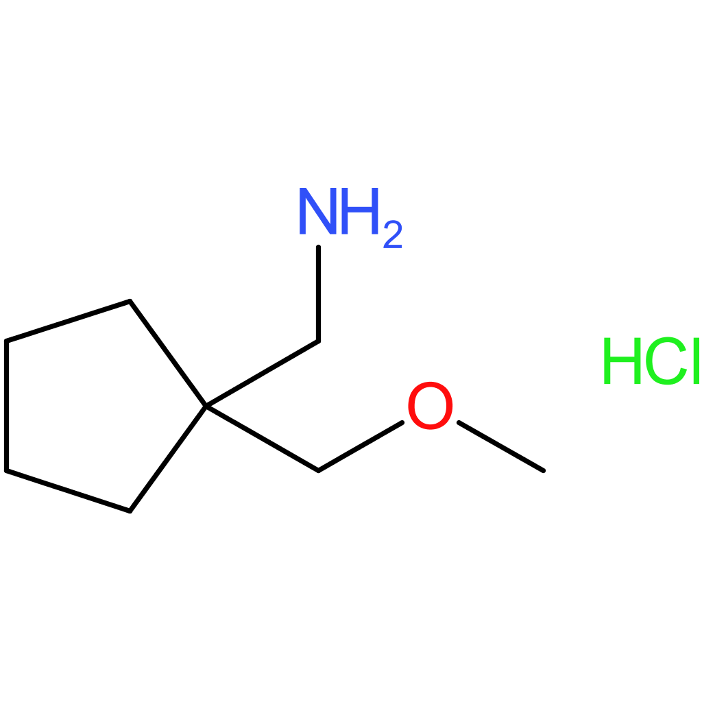 {[1-(methoxymethyl)cyclopentyl]methyl}amine hydrochloride
