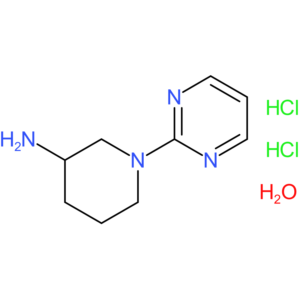 1-(2-pyrimidinyl)-3-piperidinamine dihydrochloride hydrate