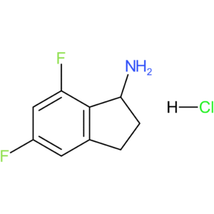 5,7-Difluoro-2,3-dihydro-1H-inden-1-amine hydrochloride