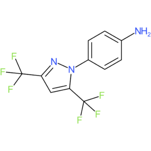 4-(3,5-Bis(trifluoromethyl)-1H-pyrazol-1-yl)phenylamine