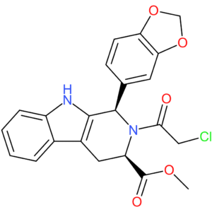 (1R,3R)-Methyl 1-(benzo[d][1,3]dioxol-5-yl)-2-(2-chloroacetyl)-2,3,4,9-tetrahydro-1H-pyrido[3,4-b]indole-3-carboxylate
