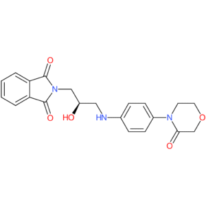 (R)-2-(2-Hydroxy-3-((4-(3-oxomorpholino)phenyl)amino)propyl)isoindoline-1,3-dione