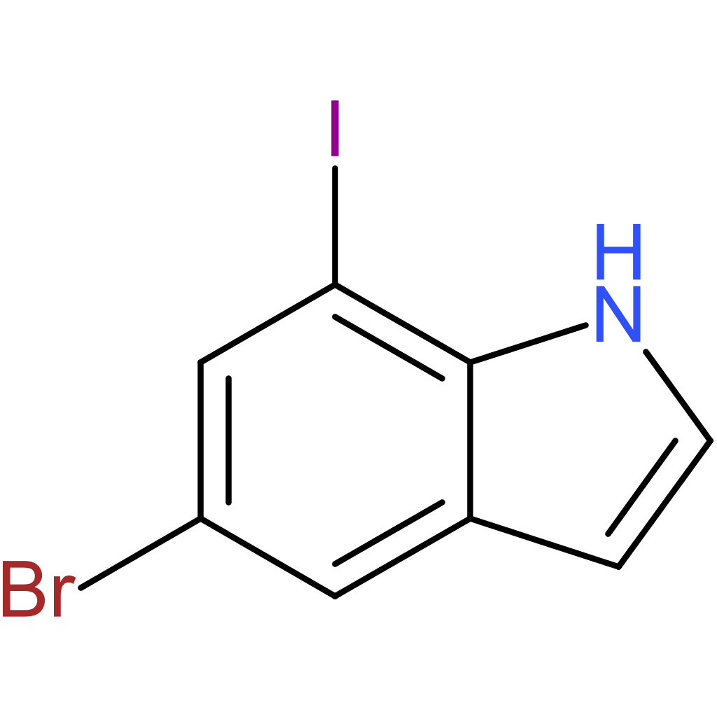 5-Bromo-7-iodo-1H-indole