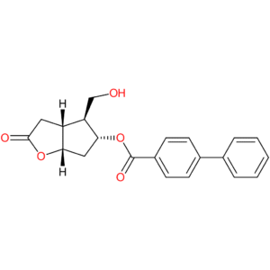 (3aR,4S,5R,6aS)-4-(Hydroxymethyl)-2-oxohexahydro-2H-cyclopenta[b]furan-5-yl Biphenyl-4-carboxylate