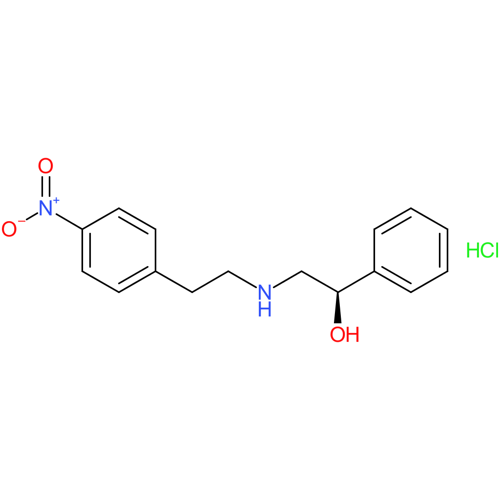 (R)-2-((4-Nitrophenethyl)amino)-1-phenylethanol hydrochloride