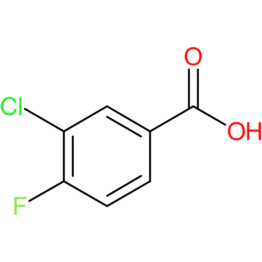 3-Chloro-4-fluorobenzoic Acid