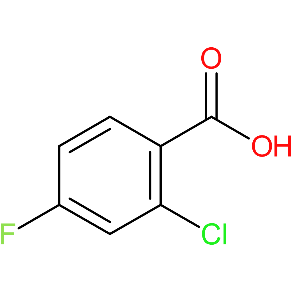 2-Chloro-4-fluorobenzoic Acid