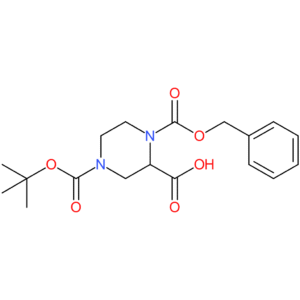 4-Boc-1-Cbz-2-piperazinecarboxylic acid
