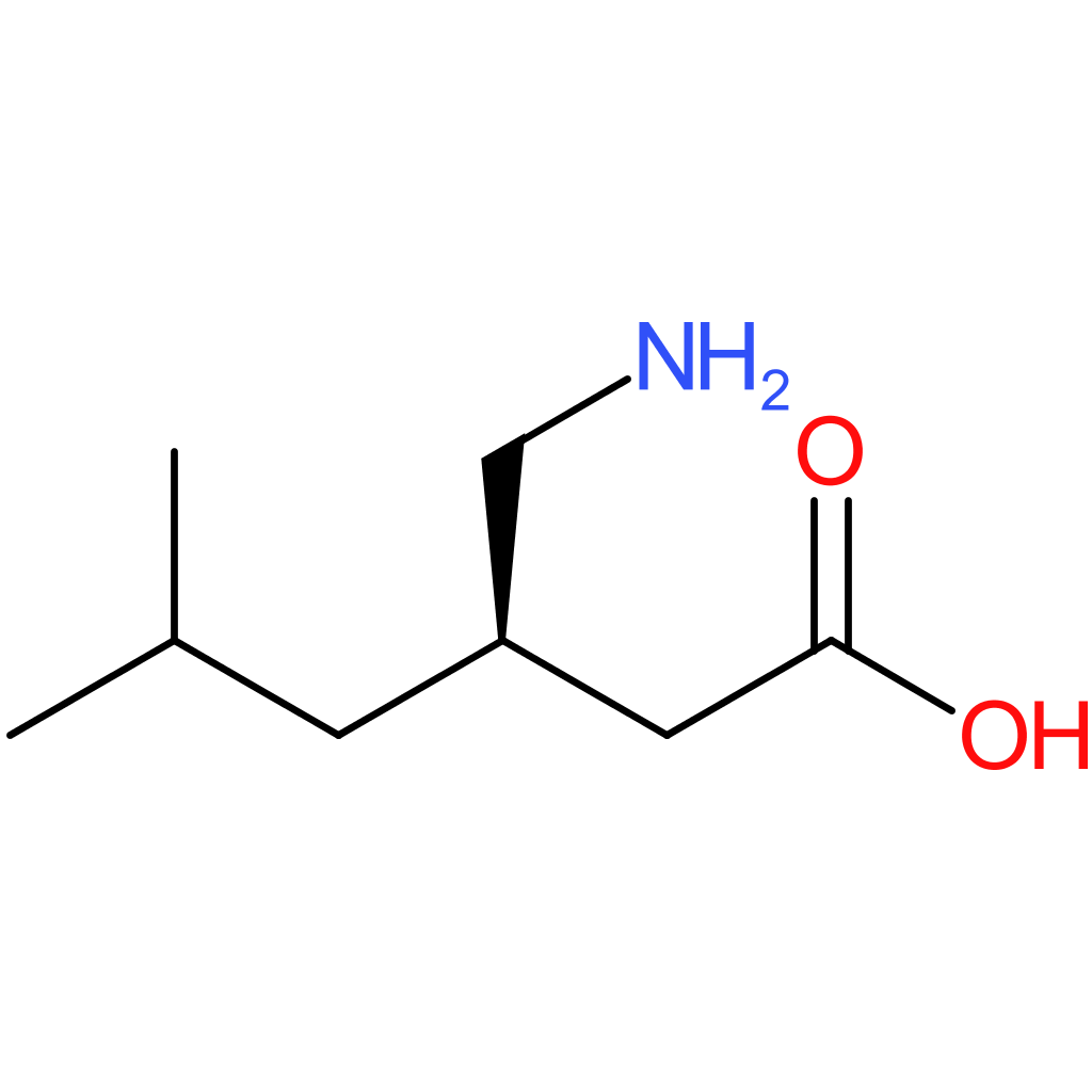 Hexanoic acid,3-(aminomethyl)-5-methyl-, (3R)-