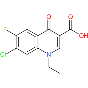 7-Chloro-1-ethyl-6-fluoro-4-oxo-1,4-dihydroquinoline-3-carboxylic acid