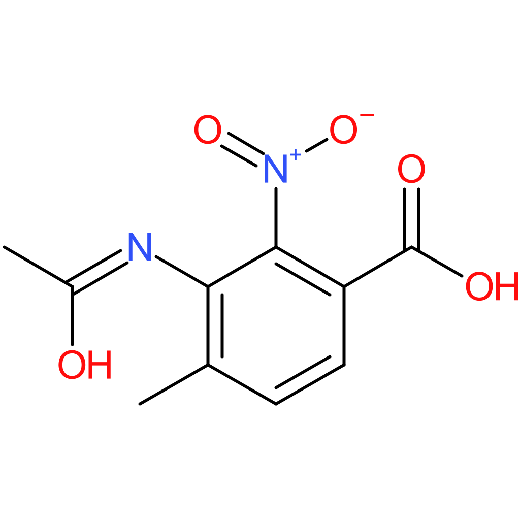 3-Acetamido-4-methyl-2-nitrobenzoic acid