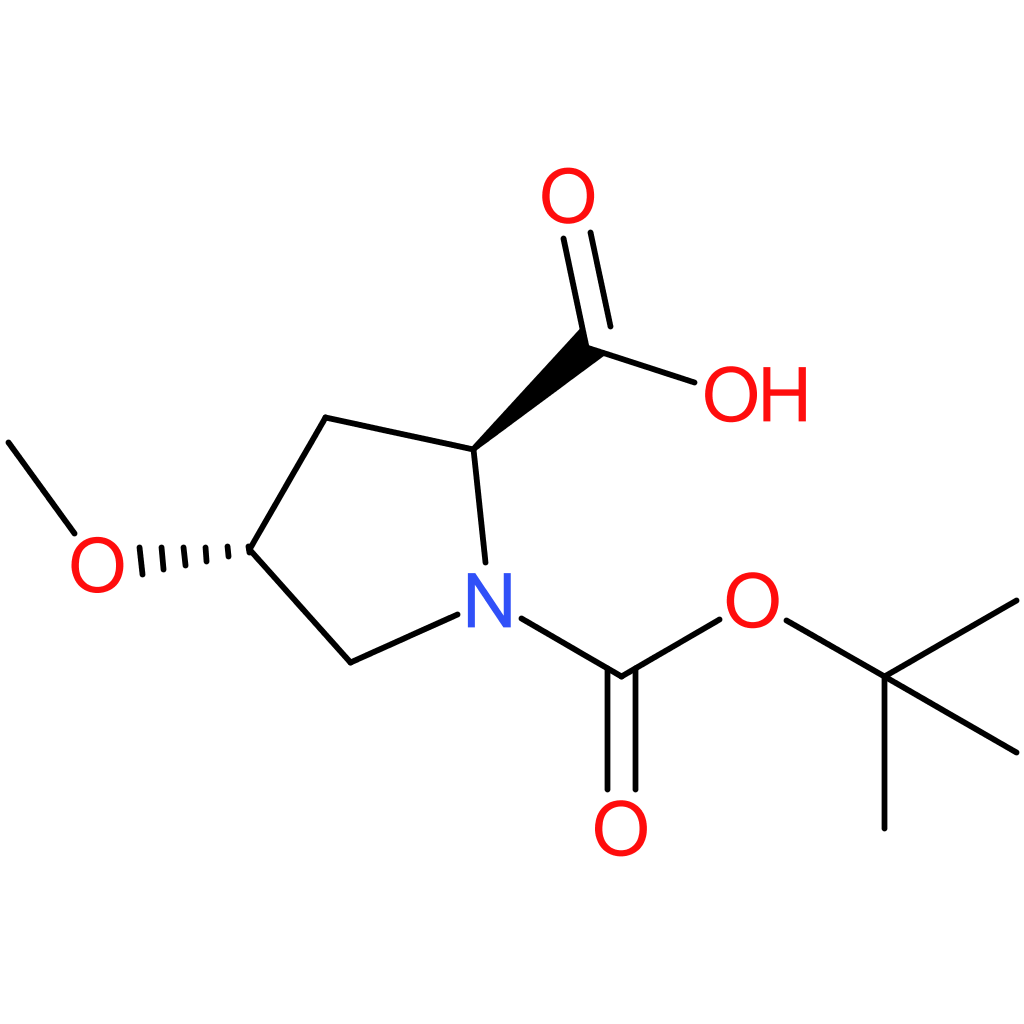 (2S,4R)-1-(tert-Butoxycarbonyl)-4-methoxypyrrolidine-2-carboxylic acid