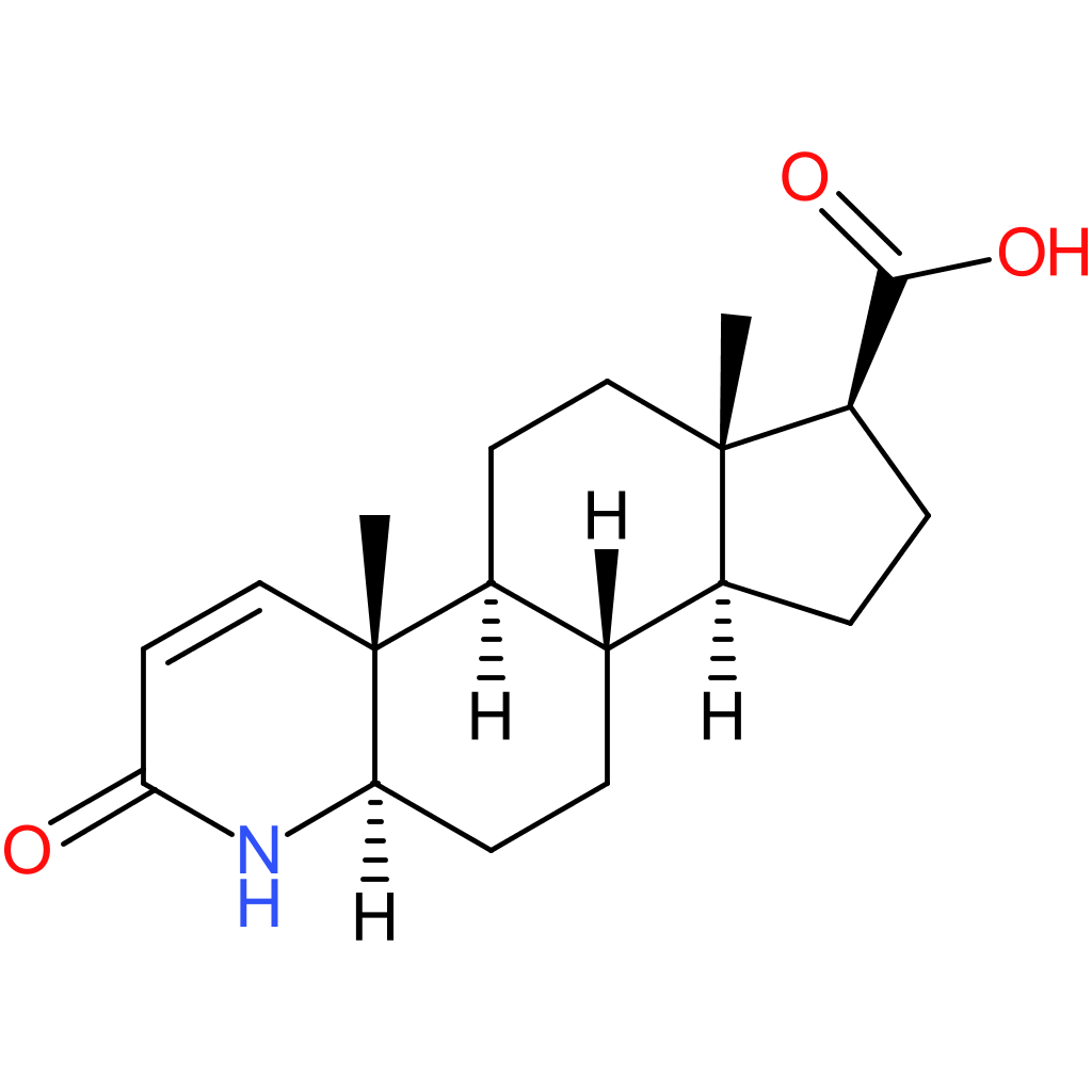 4-Aza-5a-androstan-1-ene-3-one-17b-carboxylic acid