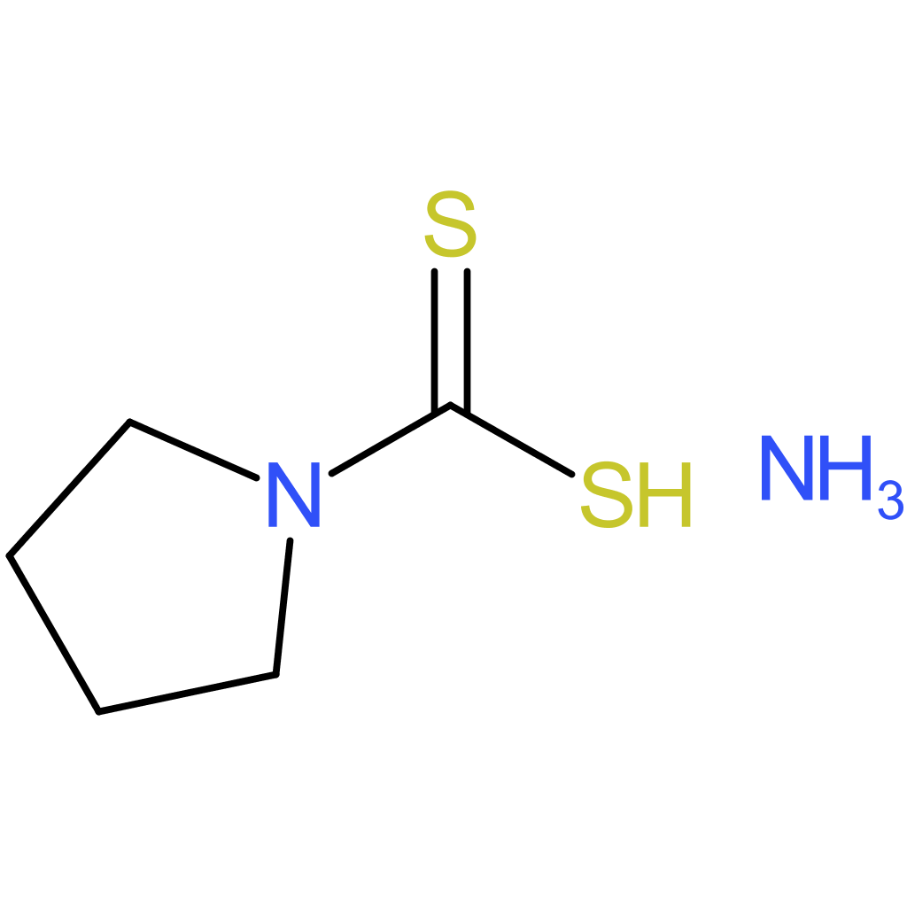 Ammonium 1-pyrrolidinedithiocarbamate