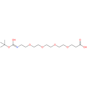 2,2-Dimethyl-4-oxo-3,8,11,14,17-pentaoxa-5-azaicosan-20-oic acid
