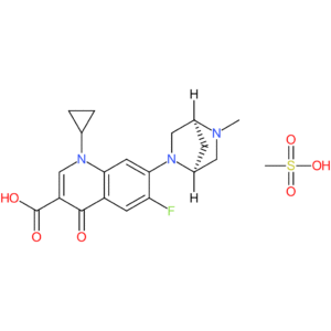 1-cyclopropyl-6-fluoro-7-[(1s,4s)-5-methyl-2,5-diazabicyclo[2.2.1]hept-2-yl]-4-oxo-1,4-dihydroquinoline-3-carboxylic acid monomethanesulfonate