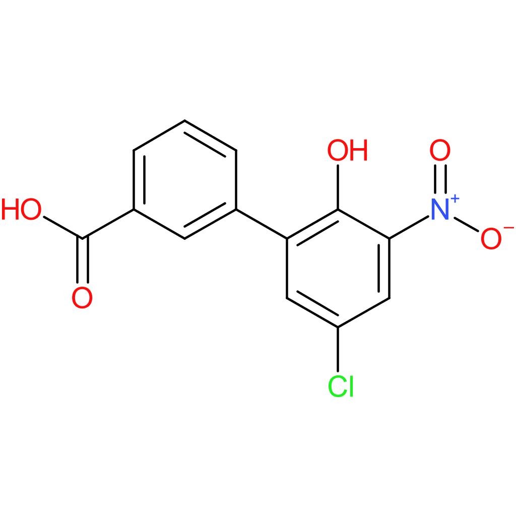 5′-Chloro-2′-hydroxy-3′-nitro-[1,1′-biphenyl]-3-carboxylic acid