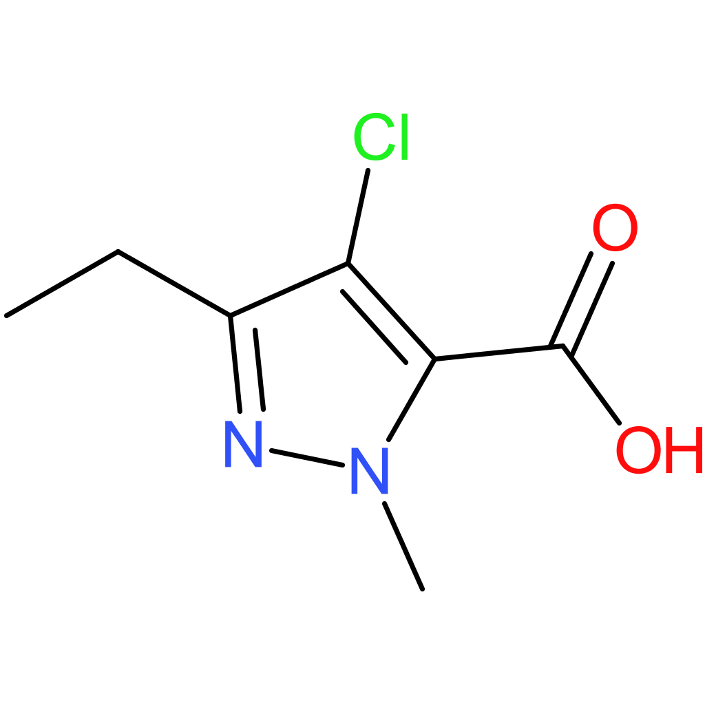 4-Chloro-3-ethyl-1-methyl-1H-pyrazole-5-carboxylic acid