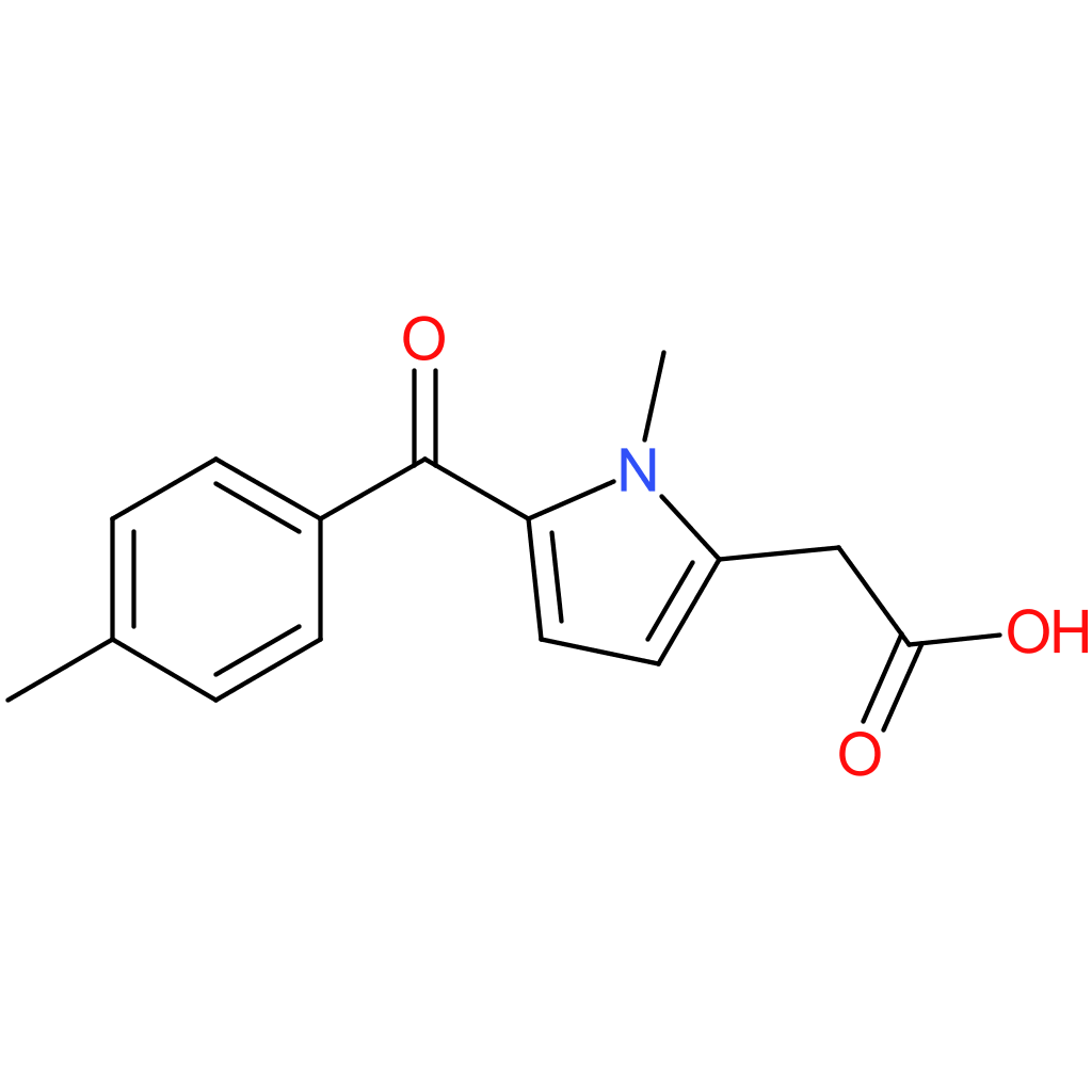 2-(1-Methyl-5-(4-methylbenzoyl)-1H-pyrrol-2-yl)acetic acid