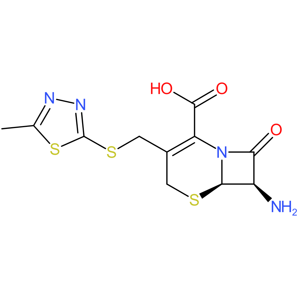 7-Amino-3-[(5-Methyl-1,3,4-Thiadiazol-2-yl)Thiomethyl]Cephalosphoranic Acid