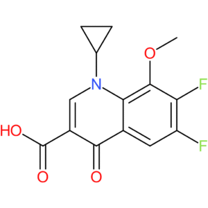 1-Cyclopropyl-6,7-difluoro-8-methoxy-4-oxo-3-quinolinecarboxylic Acid