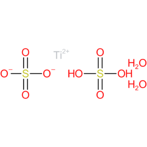 Titanium(IV) oxysulfate-sulfuric acid hydrate