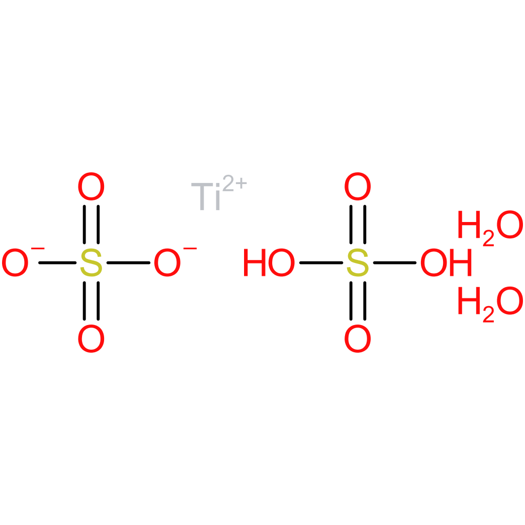 Titanium(IV) oxysulfate-sulfuric acid hydrate