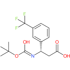 (S)-3-((tert-Butoxycarbonyl)amino)-3-(3-(trifluoromethyl)phenyl)propanoic acid