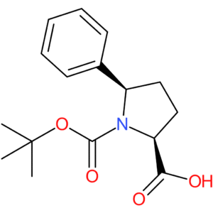 (2S,5R)-1-(tert-Butoxycarbonyl)-5-phenylpyrrolidine-2-carboxylic acid