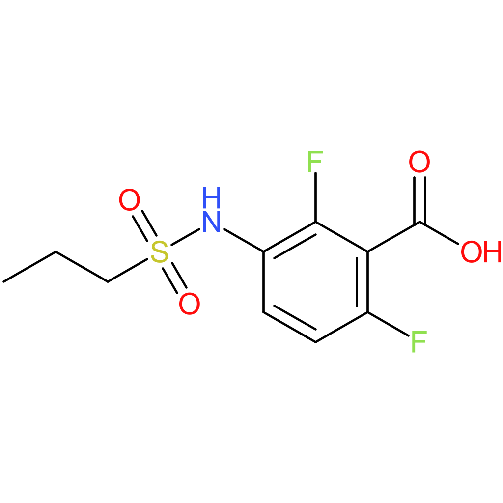 2,6-Difluoro-3-(propylsulfonamido)benzoic acid