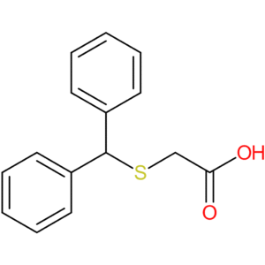 2-(Benzhydrylthio)acetic Acid