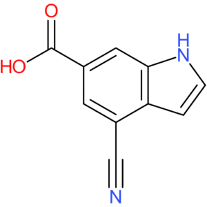 4-Cyano-1H-indole-6-carboxylic acid