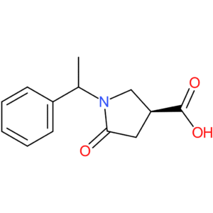 (3R)-5-oxo-1-[(1R)-1-phenylethyl]pyrrolidine-3-carboxylic acid