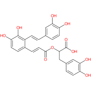 (R)-3-(3,4-Dihydroxyphenyl)-2-(((E)-3-(2-((E)-3,4-dihydroxystyryl)-3,4-dihydroxyphenyl)acryloyl)oxy)propanoic acid