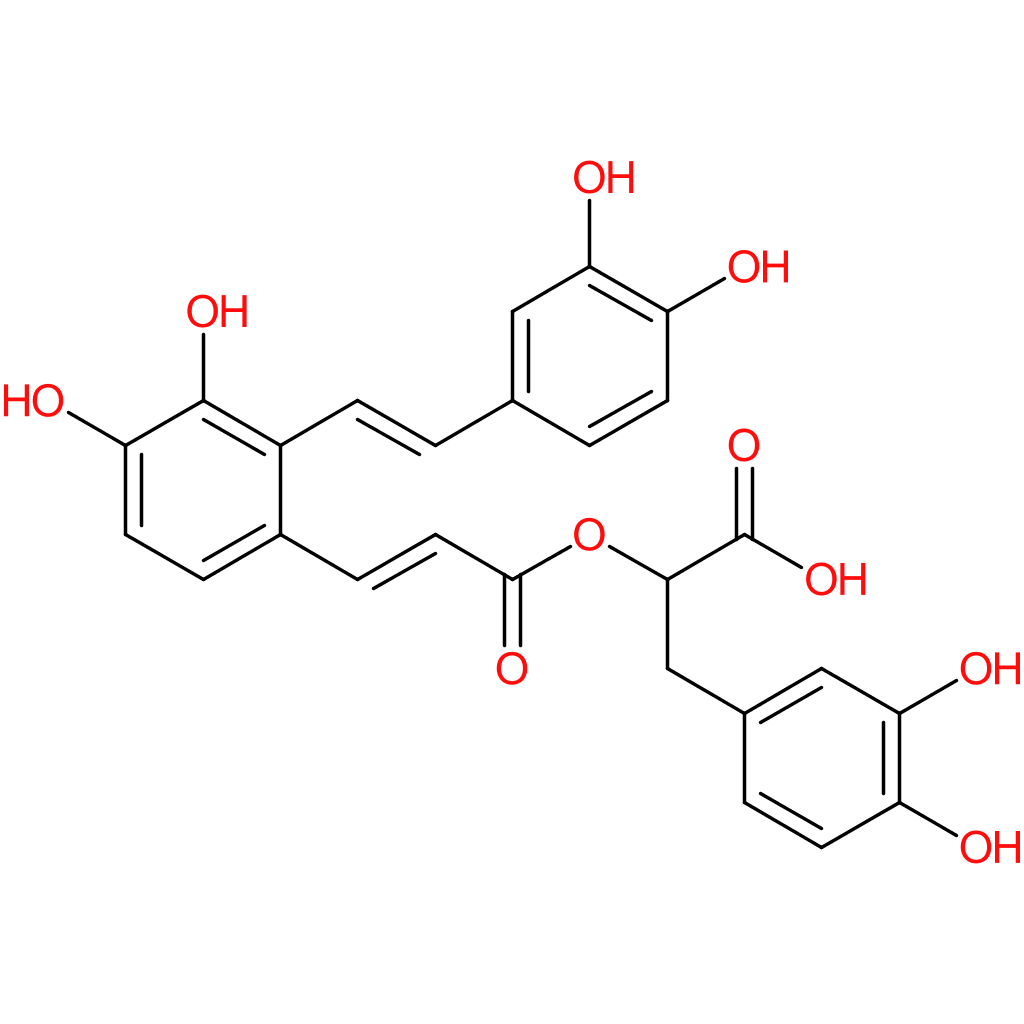 (R)-3-(3,4-Dihydroxyphenyl)-2-(((E)-3-(2-((E)-3,4-dihydroxystyryl)-3,4-dihydroxyphenyl)acryloyl)oxy)propanoic acid