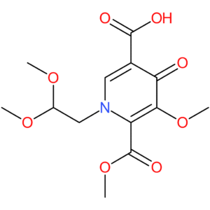 1-(2,2-Dimethoxyethyl)-5-methoxy-6-(methoxycarbonyl)-4-oxo-1,4-dihydropyridine-3-carboxylic acid