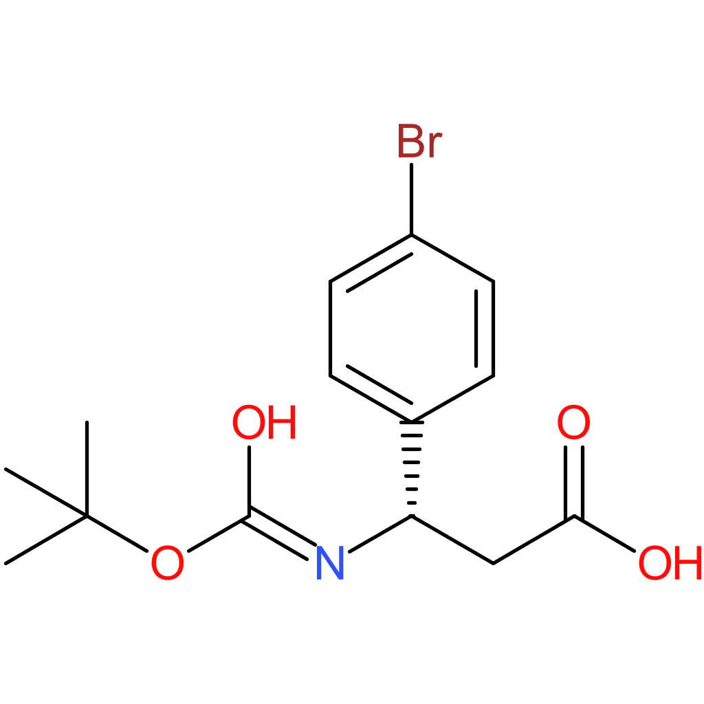 (S)-3-(4-Bromophenyl)-3-((tert-butoxycarbonyl)amino)propanoic acid