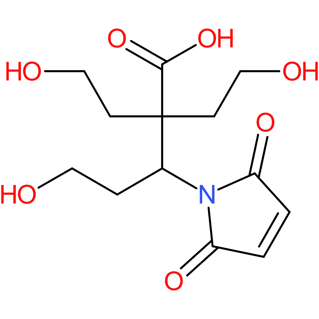 3-(2,5-Dioxo-2,5-dihydro-1H-pyrrol-1-yl)-5-hydroxy-2,2-bis(2-hydroxyethyl)pentanoic acid