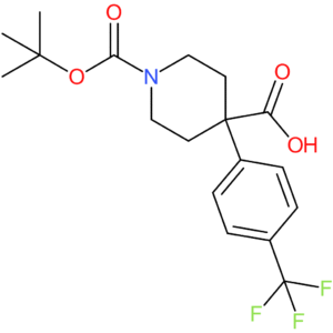 1-(tert-Butoxycarbonyl)-4-[4-(trifluoromethyl)phenyl]piperidine-4-carboxylic acid
