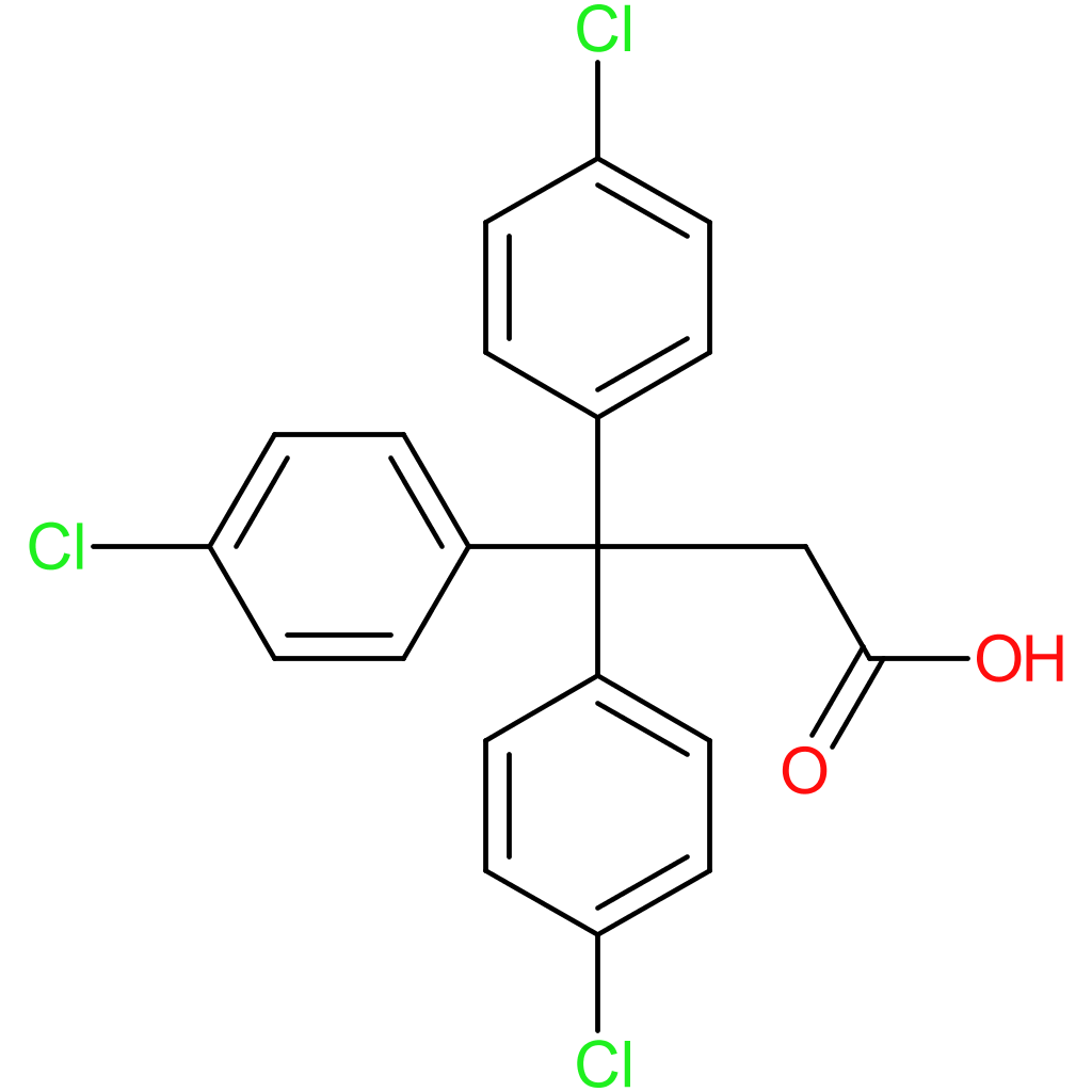 3,3,3-Tris(4-chlorophenyl)propionic acid